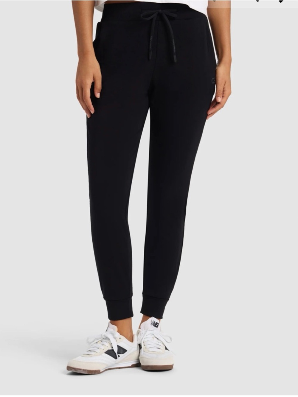 Cozy Earth Black Drawstring Jogger Pants for Women
